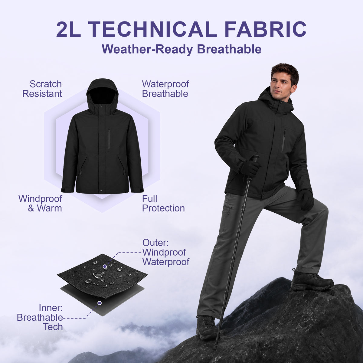 Sleek Professional 3-in-1 Hardshell